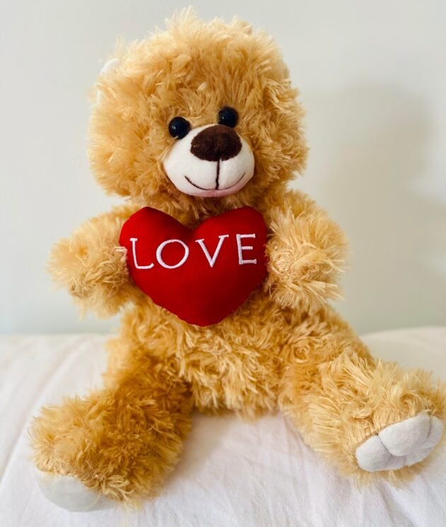 Brown Bear with Love Heart